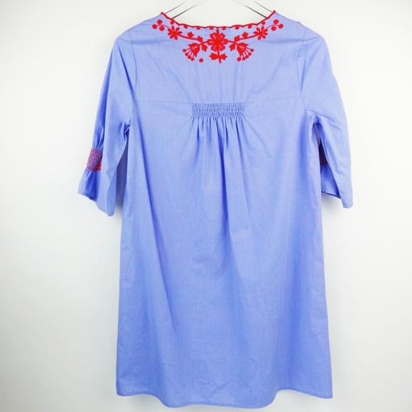 Madewell Embroidered Breeze Shift Dress - Picture 3 of 8